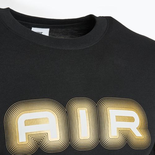 Koszulka męska Nike Air Graphic black/metalic gold