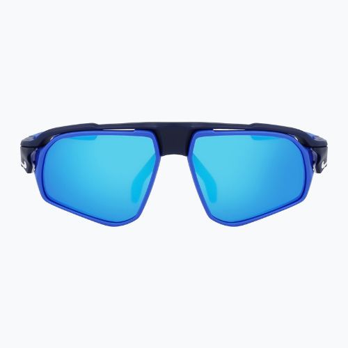 Okulary przeciwsłoneczne Nike Flyfree M matte navy/ volt/ blue mirror