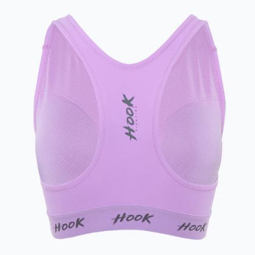 Stanik sportowy damski HOOK FIGHTING Base fioletowy