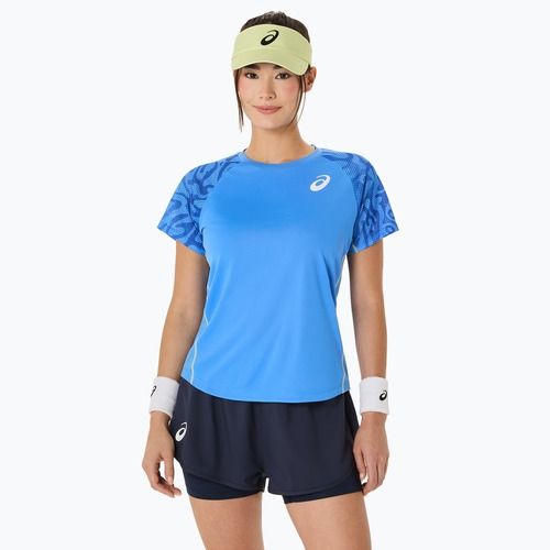 Koszulka tenisowa damska ASICS Game Top blue coast