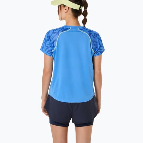 Koszulka tenisowa damska ASICS Game Top blue coast