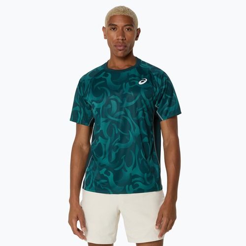 Koszulka tenisowa męska ASICS Game Top saxon green