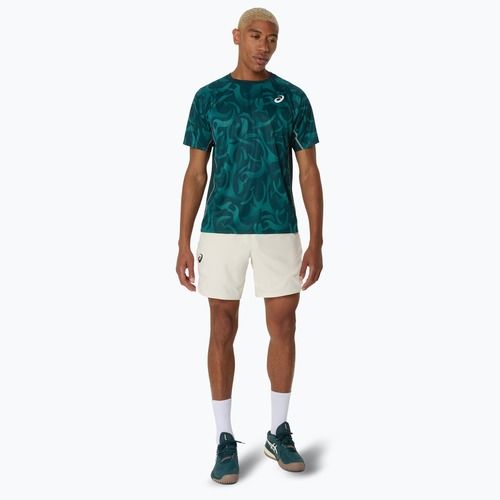 Koszulka tenisowa męska ASICS Game Top saxon green