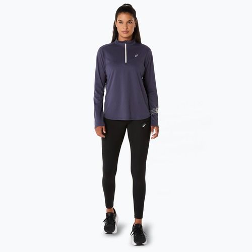 Longsleeve do biegania damski ASICS Icon 1/2 Zip LS Top indigo fog