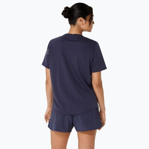 Koszulka do bieganie damska ASICS Icon Top indigo fog