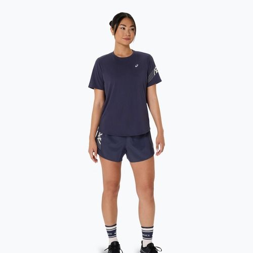Koszulka do bieganie damska ASICS Icon Top indigo fog