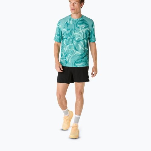 Koszulka do biegania męska ASICS Road Lite-Show light teal