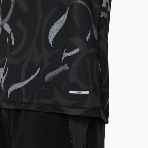 Koszulka do biegania męska ASICS Road All Over Print Top performance black