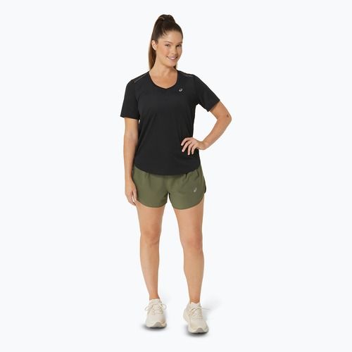 Koszulka do biegania damska ASICS Road V-Neck performance black