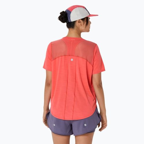Koszulka do biegania damska ASICS Road Top coral reef