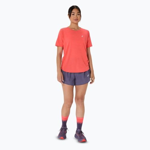 Koszulka do biegania damska ASICS Road Top coral reef