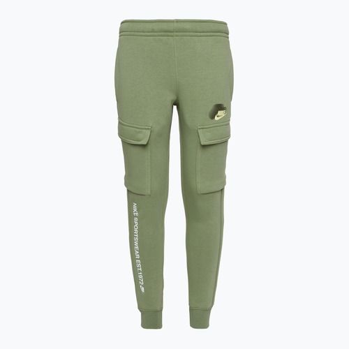 Spodnie dziecięce Nike Sportswear Standard Issue Cargo oil green