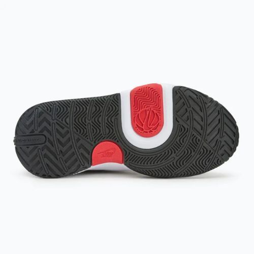 Buty do koszykówki dziecięce Nike Team Hustle D11 black/ white/ university red
