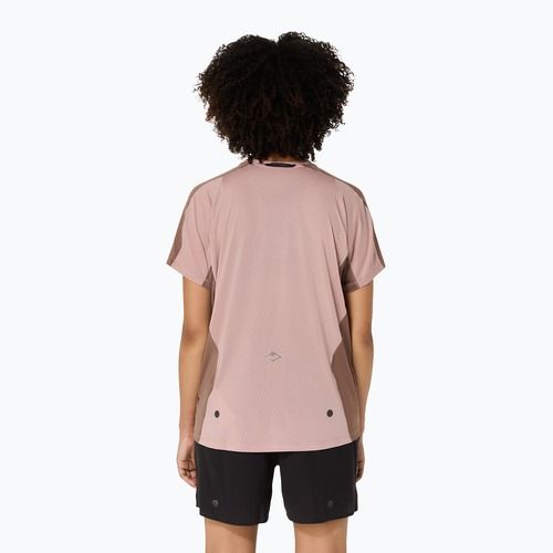 Koszulka do biegania damska ASICS Fujitrail Elite Top neutral pink/taupe grey
