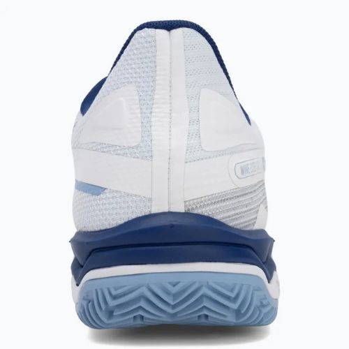Buty do tenisa damskie Mizuno Wave Exceed Light 2 CC white/ bellwether blue/ bel air blue