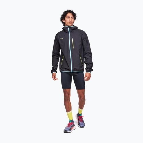 Kurtka do biegania męska HOKA Tecsky Waterproof black