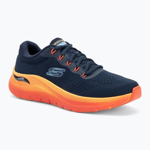 Buty męskie SKECHERS Arch Fit 2.0 navy leather/multi trim