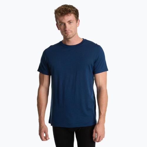 Koszulka termoaktywna męska WOOLCANO Merino 100% TEE0546 granatowy