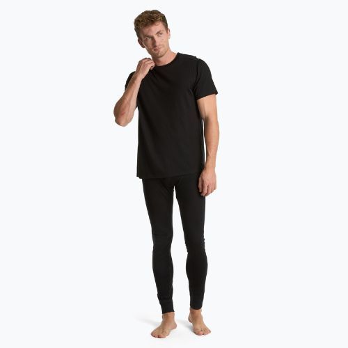 Koszulka termoaktywna męska WOOLCANO Merino 100% TEE0546 czarny