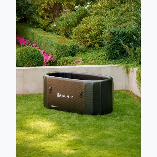 Basen AQUASTIC do morsowania BrrFree 456 l dropstitch czarny