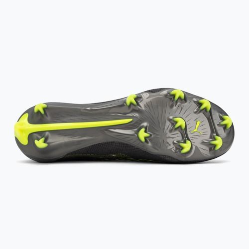 Buty piłkarskie męskie PUMA Ultra 5 Ultimate FG matte aged silver/yellow alert/sun struck