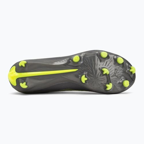 Buty piłkarskie męskie PUMA Ultra 5 Match+ FG/AG matte aged silver/yellow alert/puma aged silver