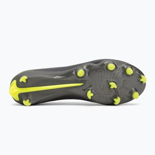 Buty piłkarskie męskie PUMA Ultra 5 Match FG/AG matte aged silver/yellow alert/puma aged silver