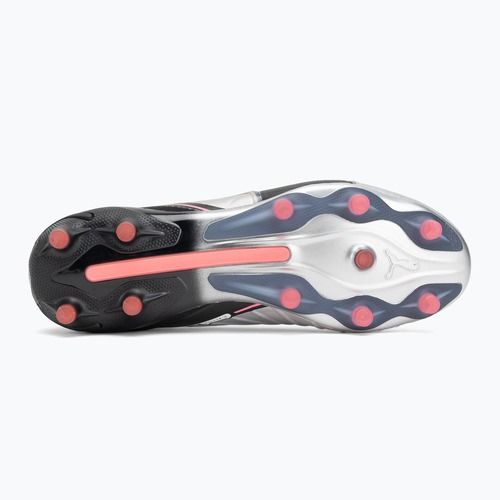 Buty piłkarskie męskie PUMA King Ultimate FG/AG puma silver/puma black/sun struck/puma white