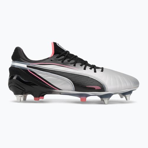 Buty piłkarskie męskie PUMA King Ultimate MxSG puma silver/puma black/sun struck/puma white