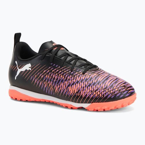 Buty piłkarskie dziecięce PUMA Future 8 Play TT + Mid puma black/ puma white/ glowing red
