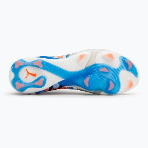 Buty piłkarskie męskie PUMA Future 8 Ultimate Forever FG white/ultra blue/feather gray/puma black/glowing red