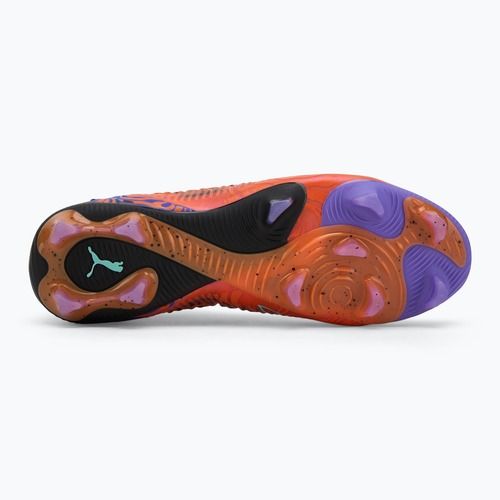 Buty piłkarskie męskie PUMA Future 8 Ultimate Creativity FG orange poppy/dark amethyst/electric peppermint/black