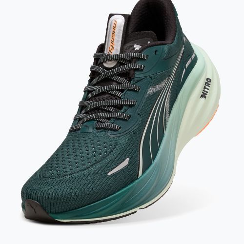 Buty do biegania męskie PUMA Magnify Nitro 3 green terrain/heat fire