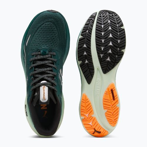 Buty do biegania męskie PUMA Magnify Nitro 3 green terrain/heat fire