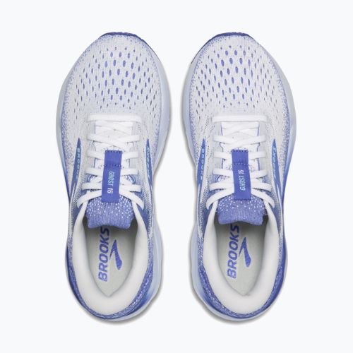 Buty do biegania damskie Brooks Ghost 16 white/amparo blue/limpet shell