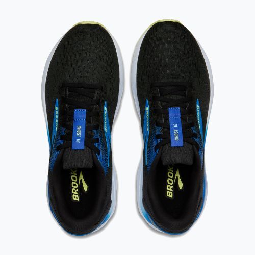 Buty do biegania męskie Brooks Ghost 16 black/cobalt/neo yellow