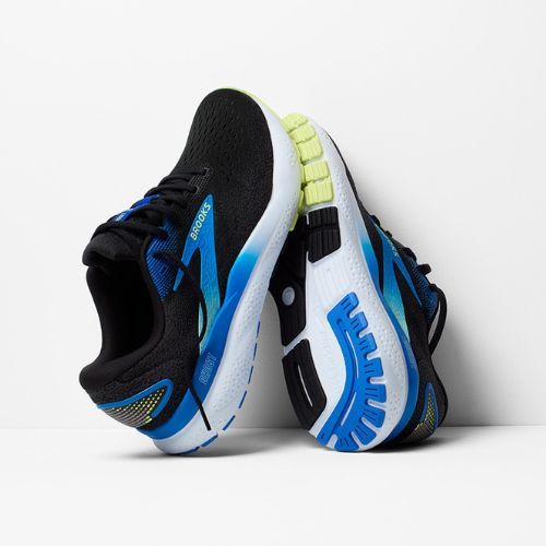 Buty do biegania męskie Brooks Ghost 16 black/cobalt/neo yellow