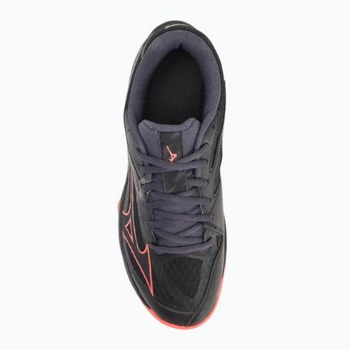 Buty do siatkówki Mizuno Thunder Blade Z black/neon flame/peacock blue