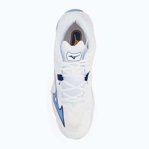 Buty do siatkówki Mizuno Wave Lightning Z8 Mid white/bellwether blue/bel air blue