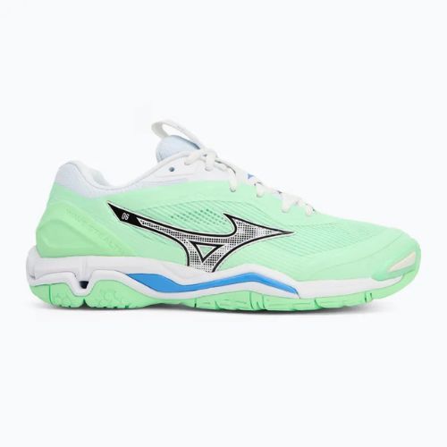 Buty do piłki ręcznej Mizuno Wave Stealth 6 neo mint/black/frontier blue