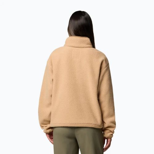 Bluza polarowa damska Columbia Helvetia II Cropped Half Snap Fleece canoe