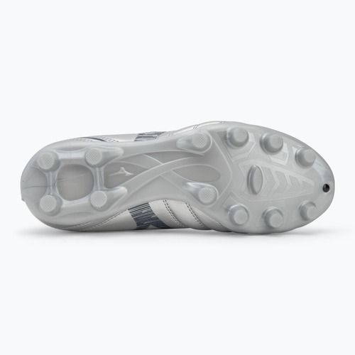 Buty piłkarskie dziecięce Mizuno Monarcida Neo III Select Jr Md galaxy silver/8605 c/gold