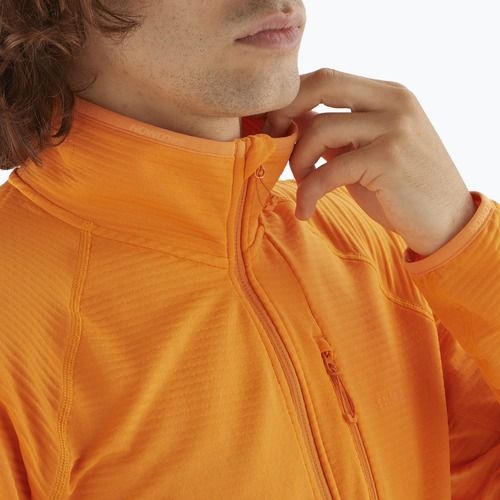 Bluza trekkingowa męska Salomon Lightwarm Full Zip turmeric