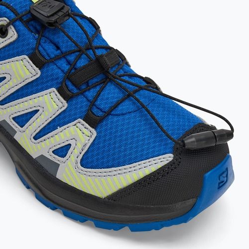 Buty turystyczne dziecięce Salomon XA PRO V8 WP nautical blue/black/sharp green