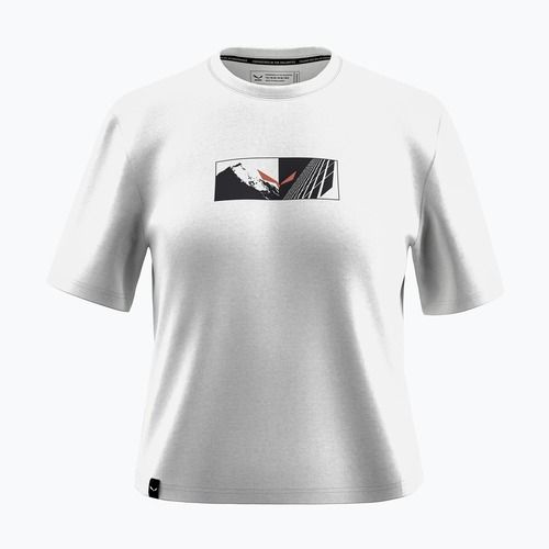 Koszulka damska Salewa Eagle Hybrid Loose optical white