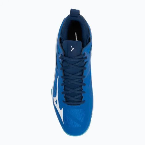 Buty do siatkówki Mizuno Wave Dimension Mid mugen blue/white/estate blue