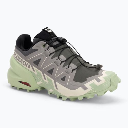 Buty do biegania damskie Salomon Speedcross 6 castlerock/vanilla ice/smoke green