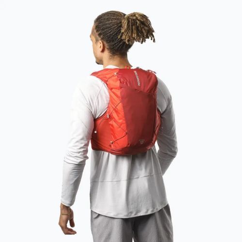 Kamizelka do biegania Salomon Active Skin 12 Set red dahlia/high risk red