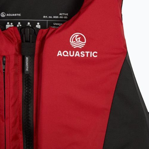 Kamizelka asekuracyjna AQUASTIC Active 50N czerwony
