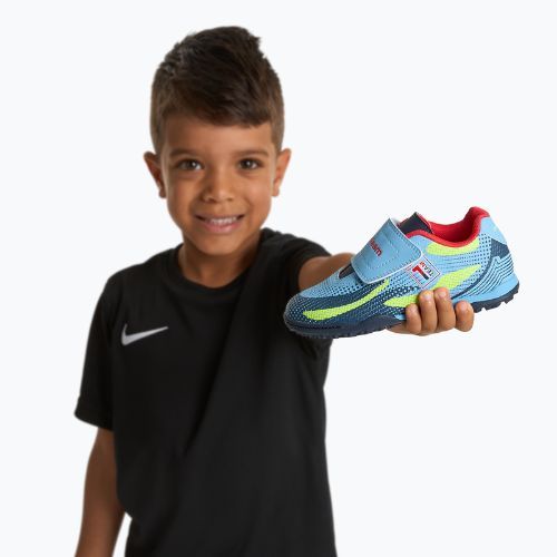 Buty piłkarskie dziecięce OneTeam Robero Junior TF niebieski/granatowy